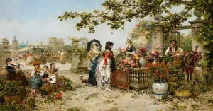 José Benlliure Gil - Mercato dei fiori