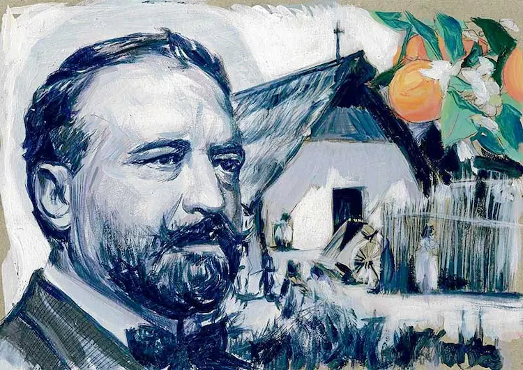 Vicente Blasco Ibañez - Illustrazione Luis Lonjedo