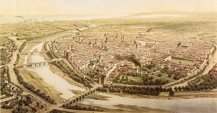 Valencia Romana - Origini - Muraglia di Valencia