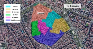 El Carmen a Valencia - Quartiere centro storico