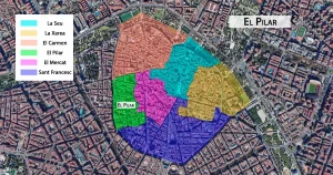 El Pilar di Valencia - Quartieri del centro storico