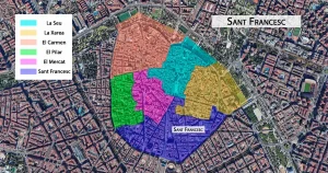 Sant Francesc di Valencia - Quartieri del centro storico