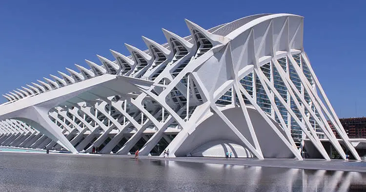 Museo delle Scienze di Valencia - Complesso architettonico Città delle Arti e delle Scienze