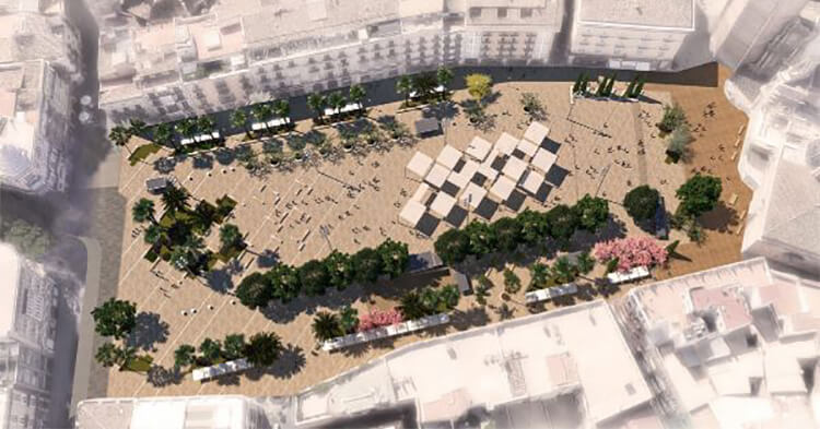 Plaza de la Reina - Pedonale